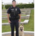 Captain Watson and K9 Bilbo.