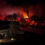 Structure fire in Staunton