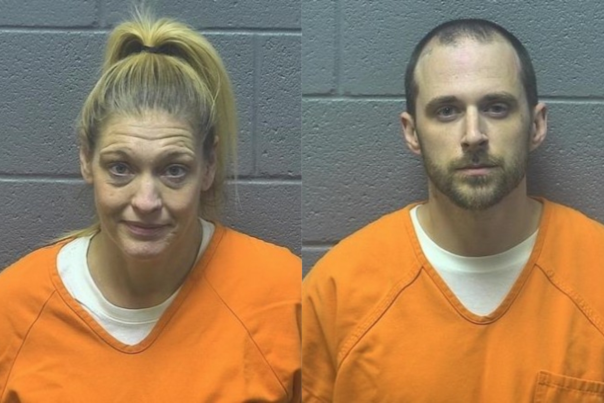 Mugshots of Jessica Dawn Bennett and Andrew John Fleming