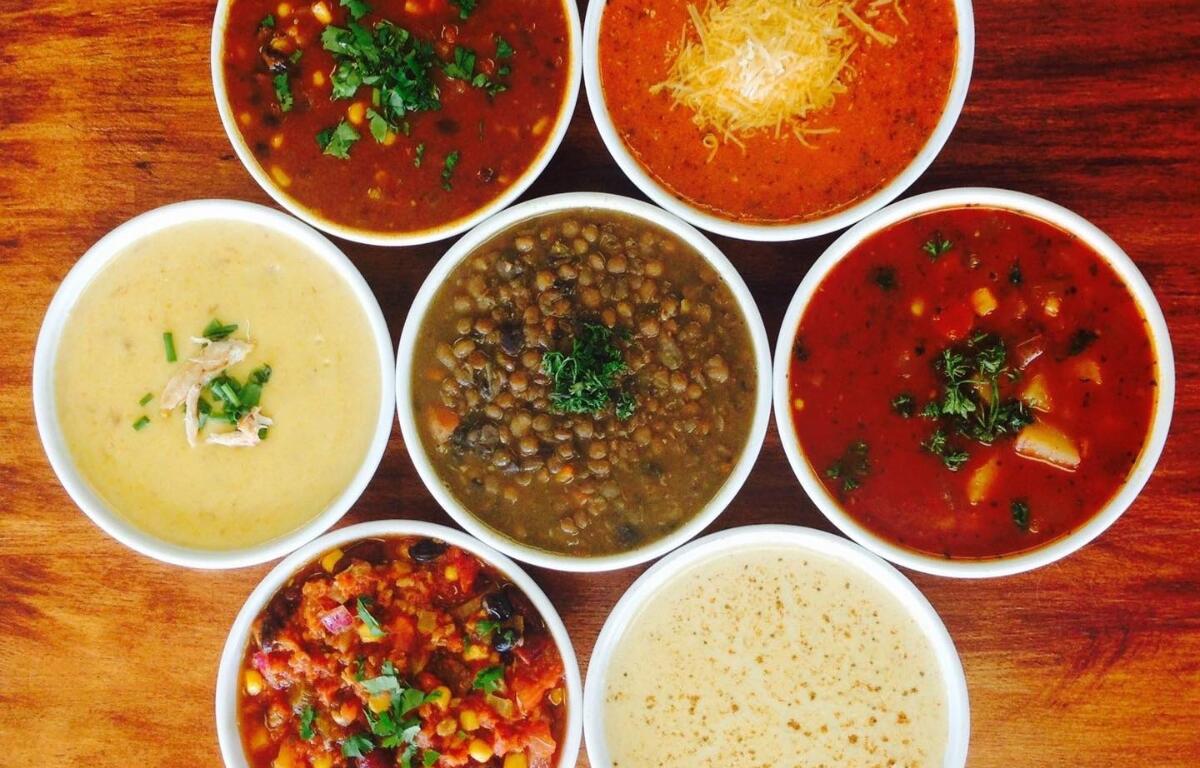 greens & grains soup