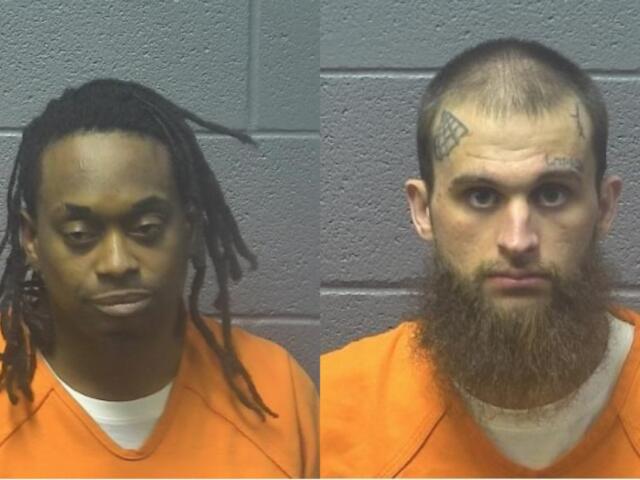 Mugshots of Irving Anthony Lesroy Mitchum III and Kaleb Ryan Williams