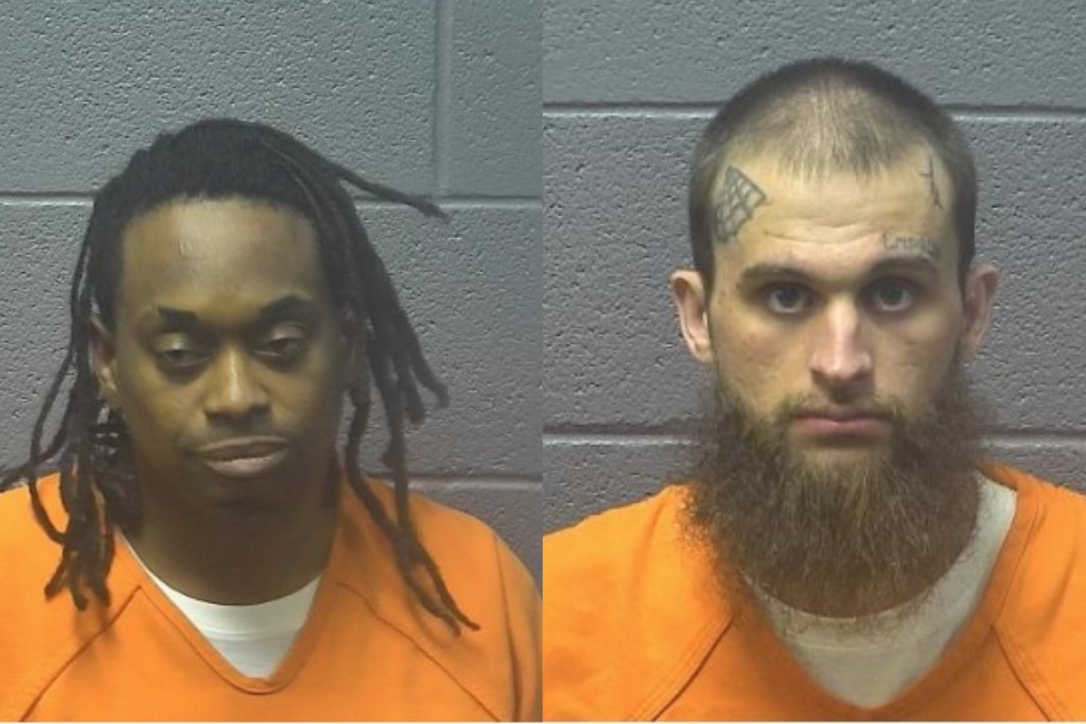 Mugshots of Irving Anthony Lesroy Mitchum III and Kaleb Ryan Williams