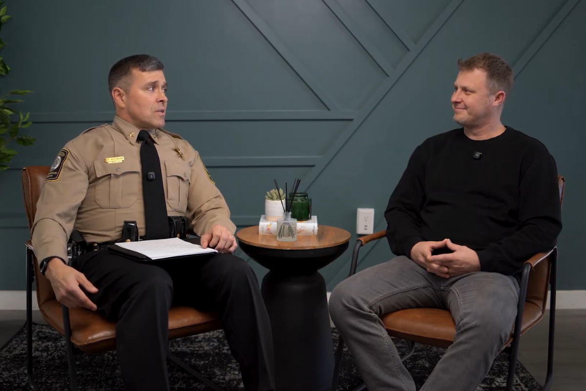 Sheriff Bryan Hutcheson and Jason Stuhmiller