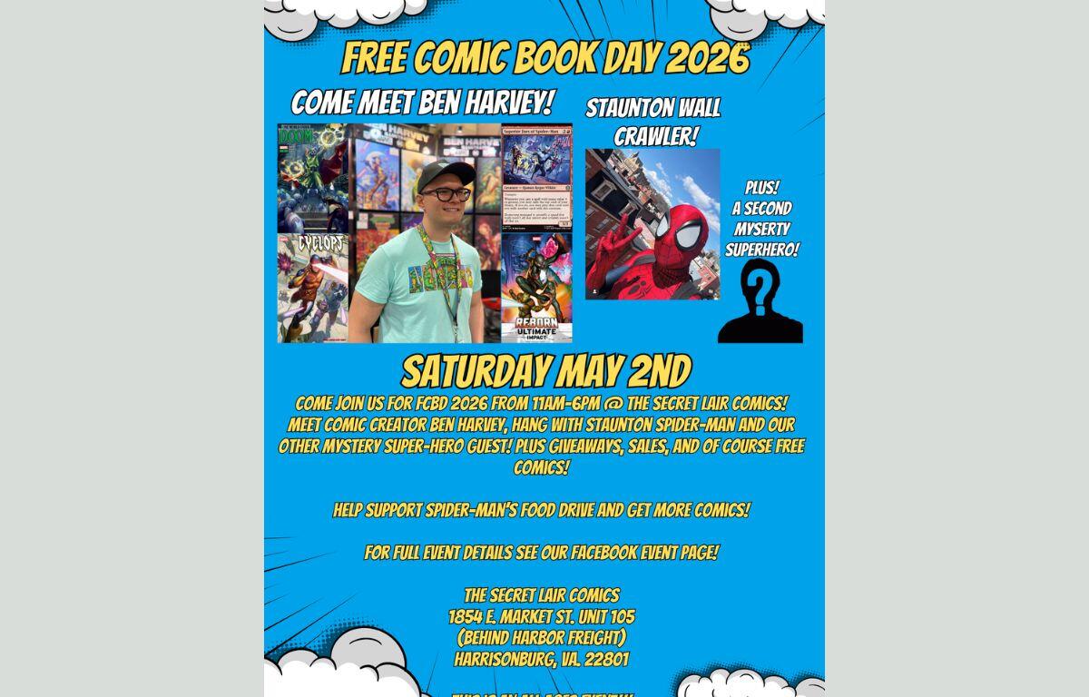Free Comic Book Day poster