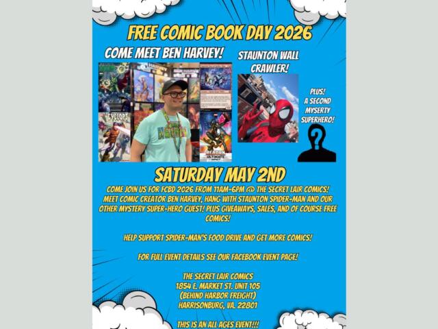 Free Comic Book Day poster