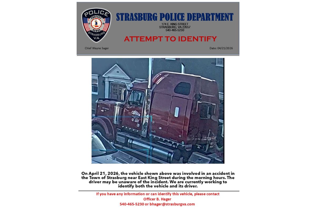 Poster with photo of the truck