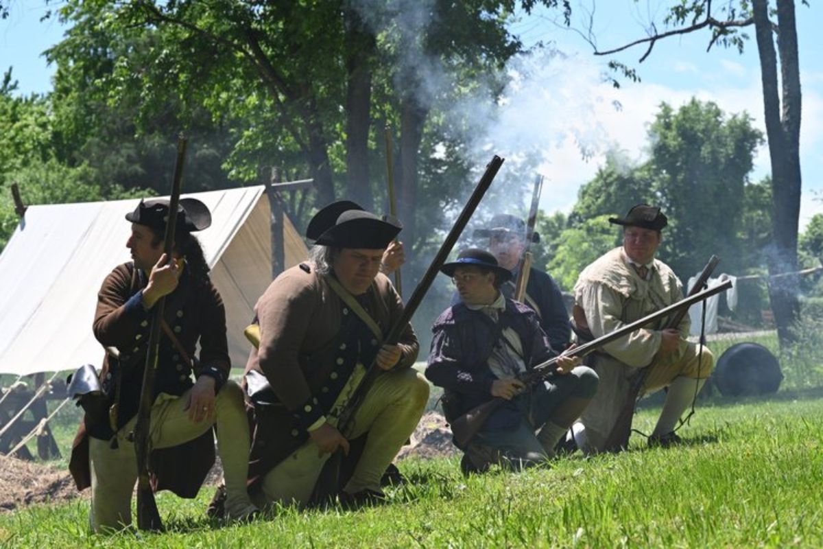 Reenactors at the Frontier Culture Museum of Virginia