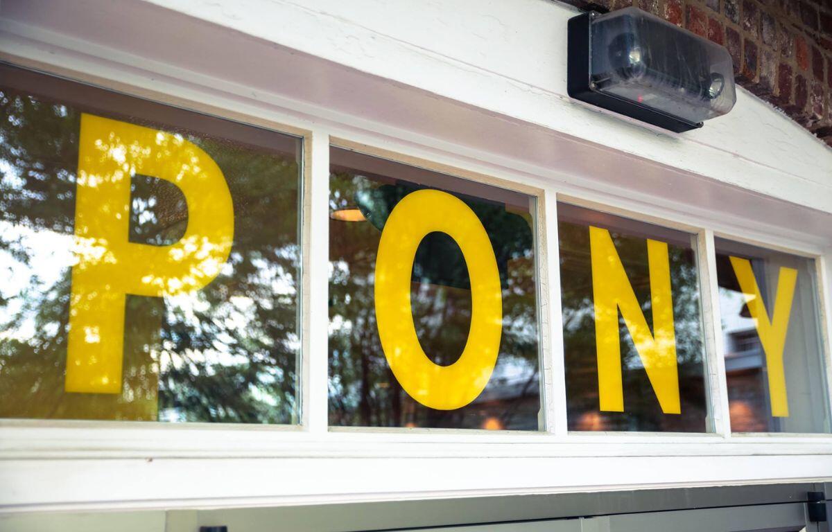 Golden Pony window