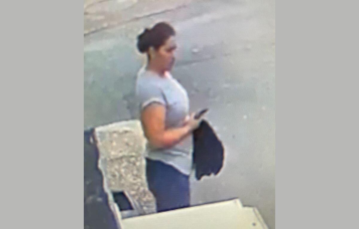 Photo of woman allegedly involved in hit and run traffic crash