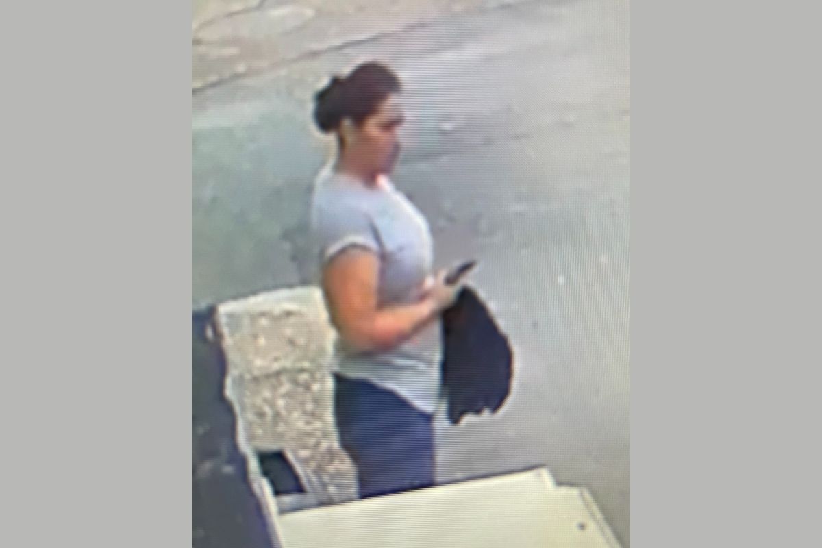 Photo of woman allegedly involved in hit and run traffic crash