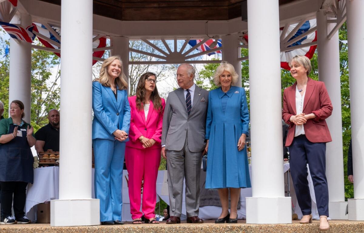 King Charles, Camilla, and Gov Spanberger