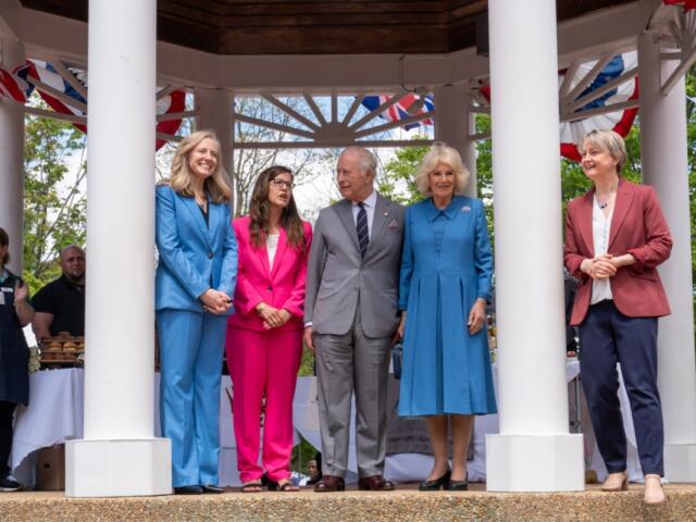King Charles, Camilla, and Gov Spanberger