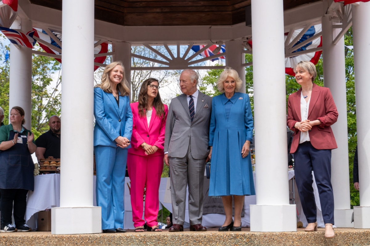 King Charles, Camilla, and Gov Spanberger