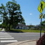 The crosswalk at Mount Clinton Pike and College Avenue.