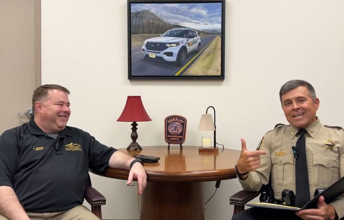 HRECC Director Paul Helmuth (left) and Sheriff Bryan Hutcheson (right)