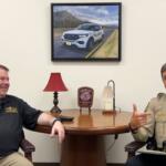 HRECC Director Paul Helmuth (left) and Sheriff Bryan Hutcheson (right)