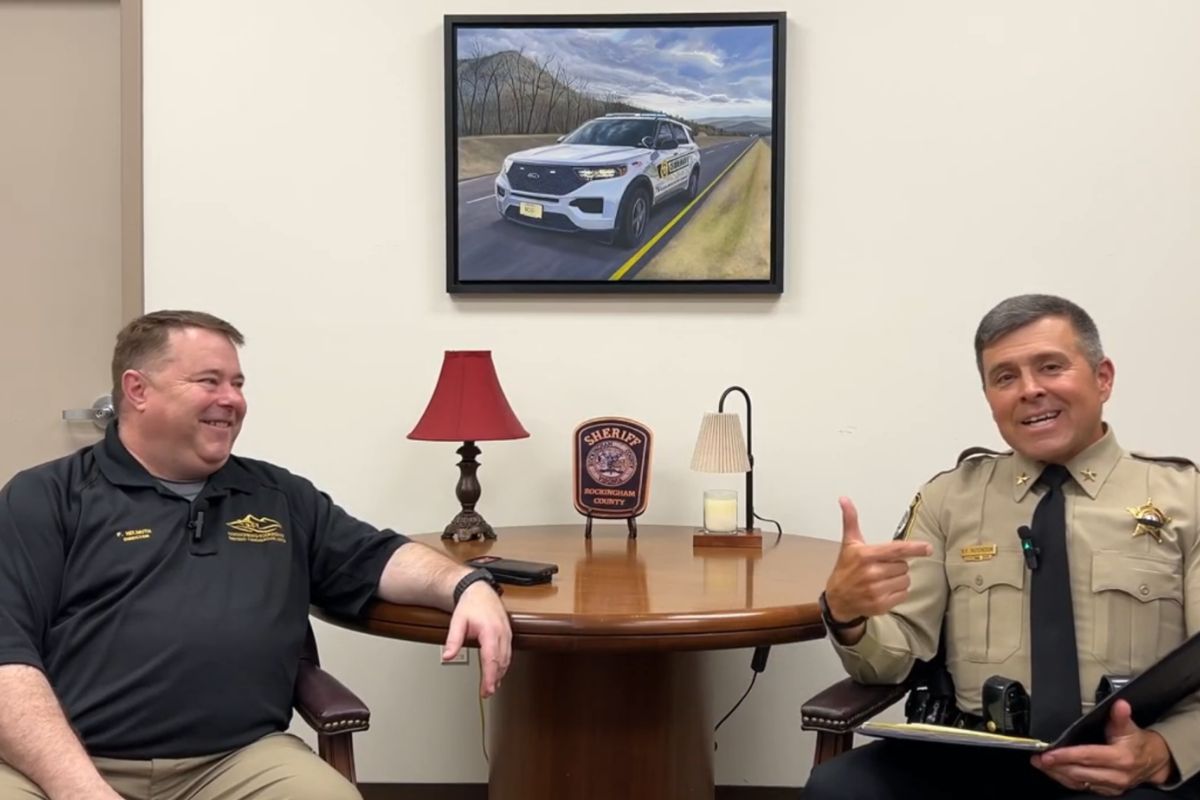 HRECC Director Paul Helmuth (left) and Sheriff Bryan Hutcheson (right)