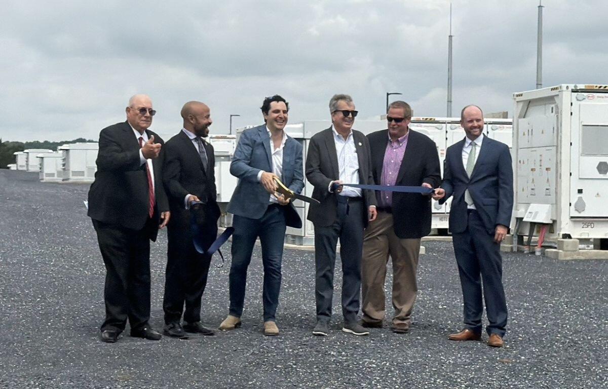 Prospect Power Storage ribbon-cutting ceremony