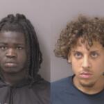 (From left) Crespo Ghawaga John Alhajana and Jayden LeQuinn Robinson. A third suspect, a 17-year-old juvenile, is not pictured.