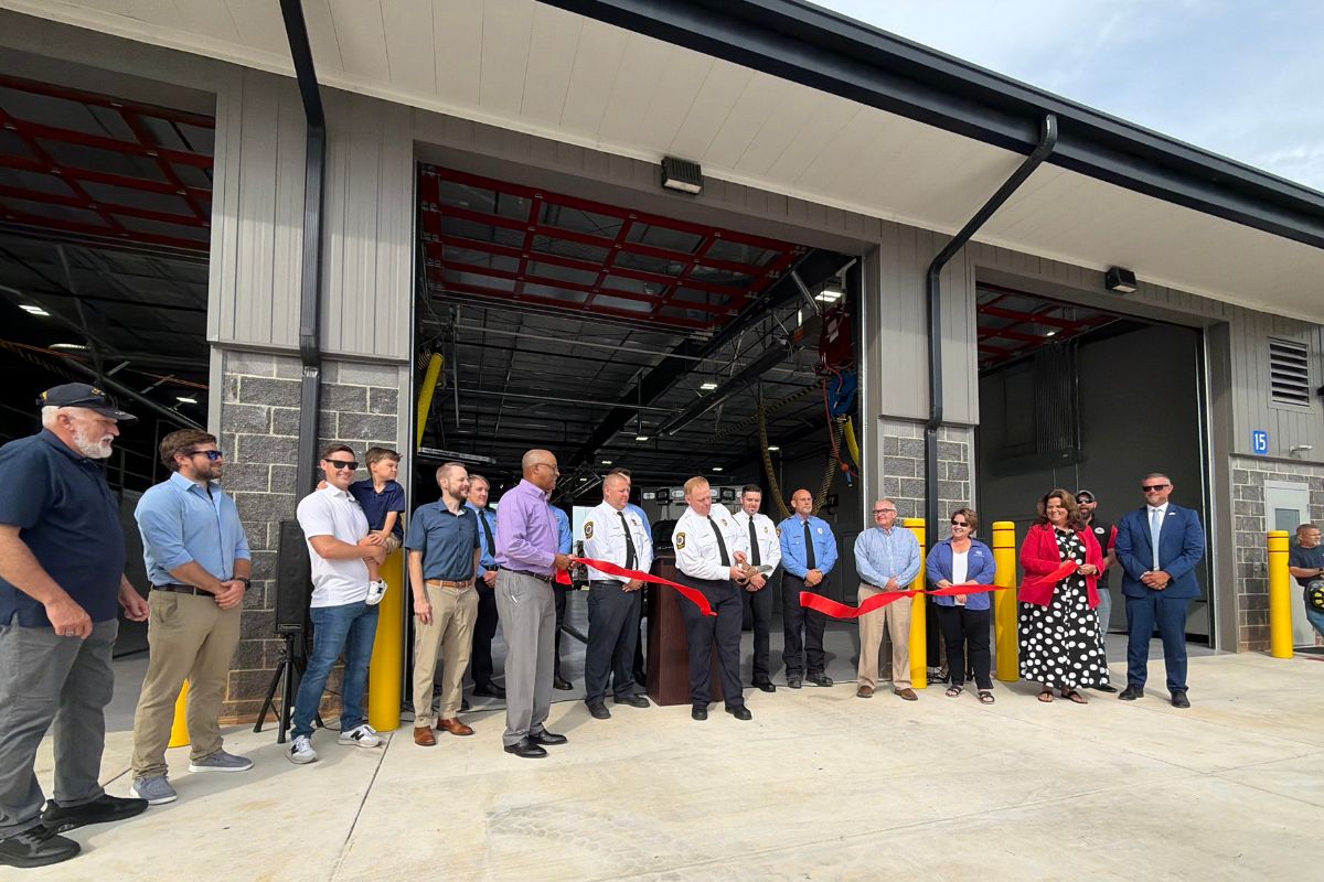 Ribbon cutting ceremony for Station 14 in Dayton