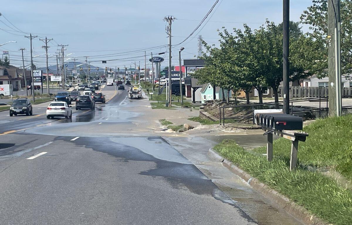 Water main break