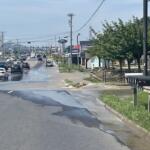 Water main break