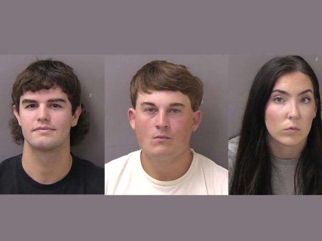 (From left to right) Joel Biller, Carter Fleming, Madeleine Helmick