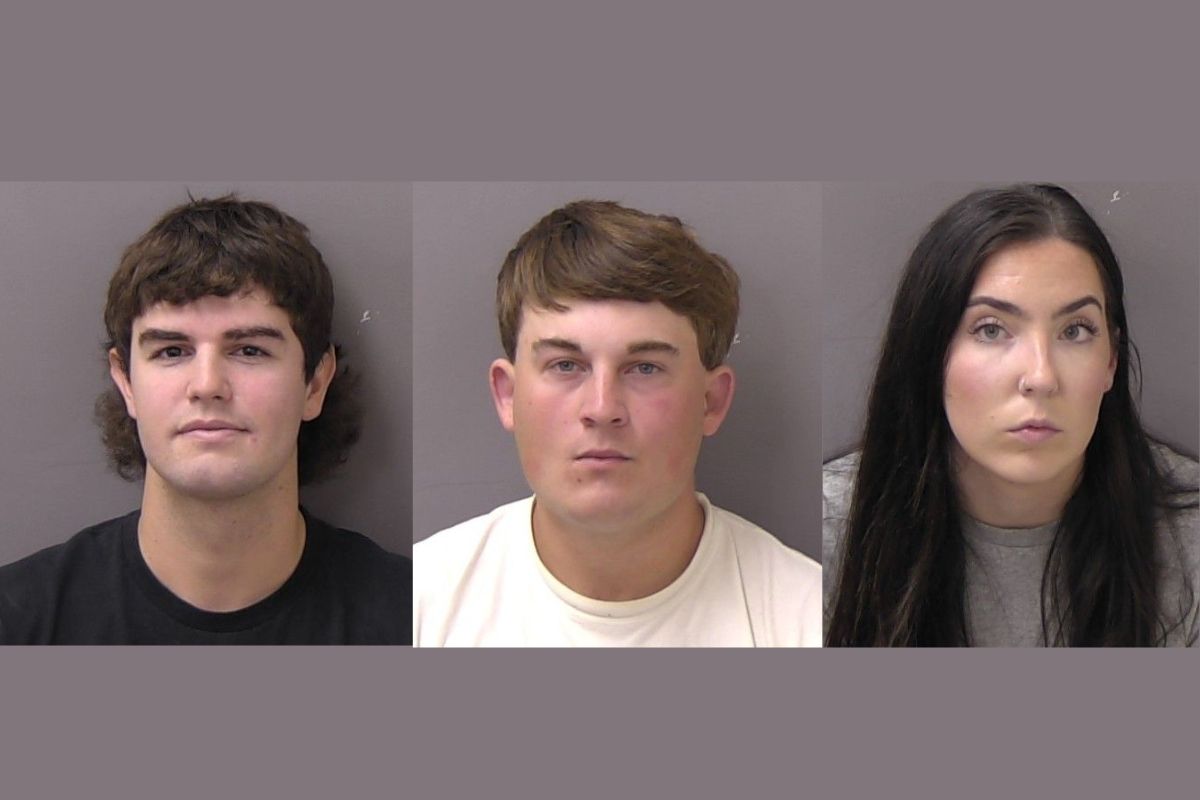 (From left to right) Joel Biller, Carter Fleming, Madeleine Helmick