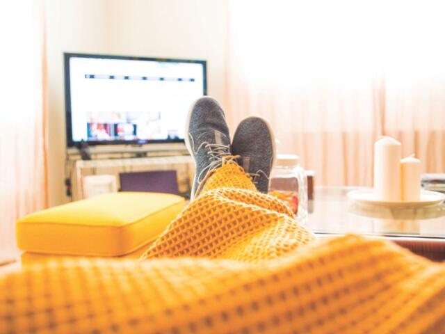 Watching tv
