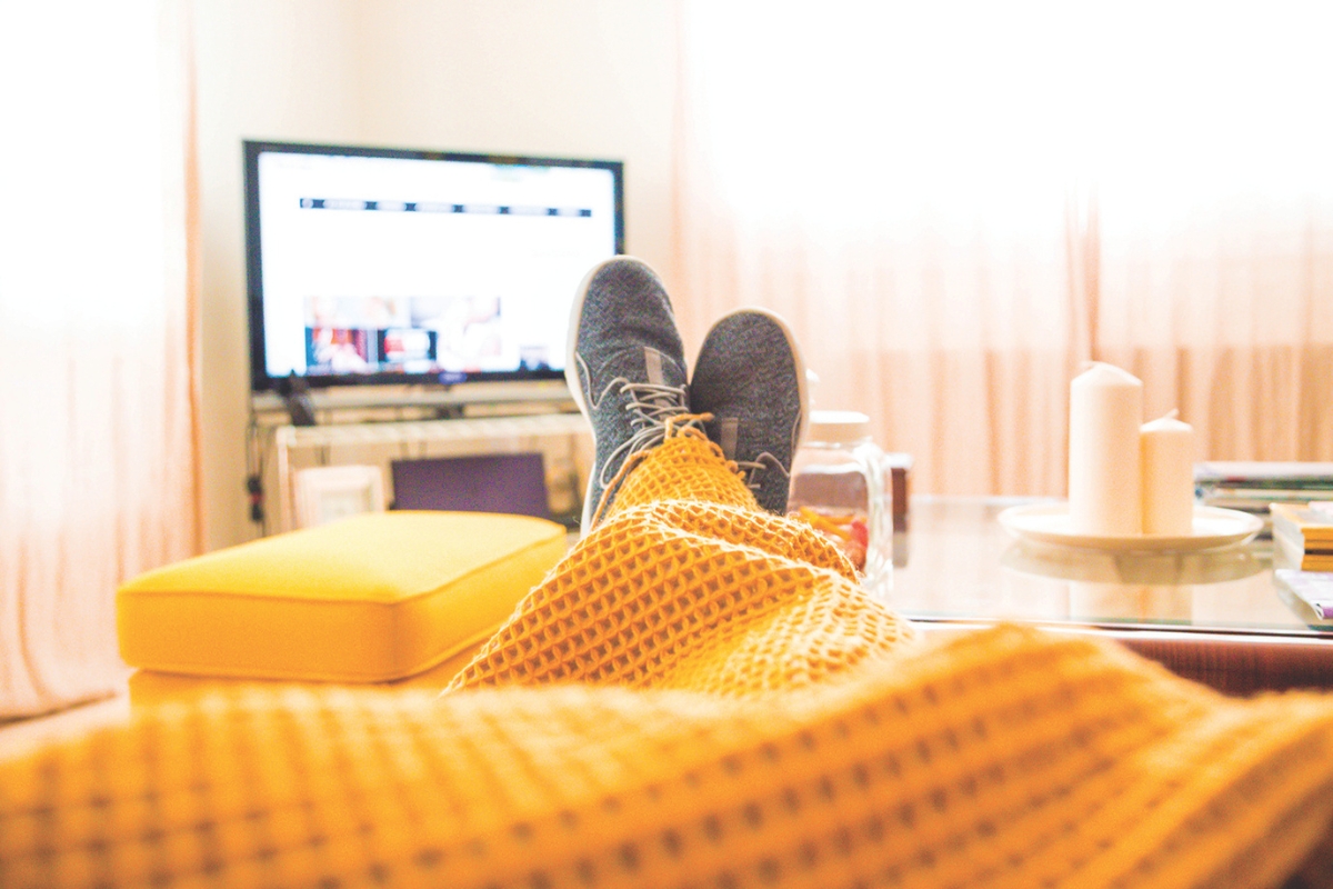 Watching tv