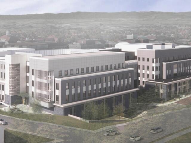 Expansion concept of JMU's College of Health and Behavioral Studies complex.