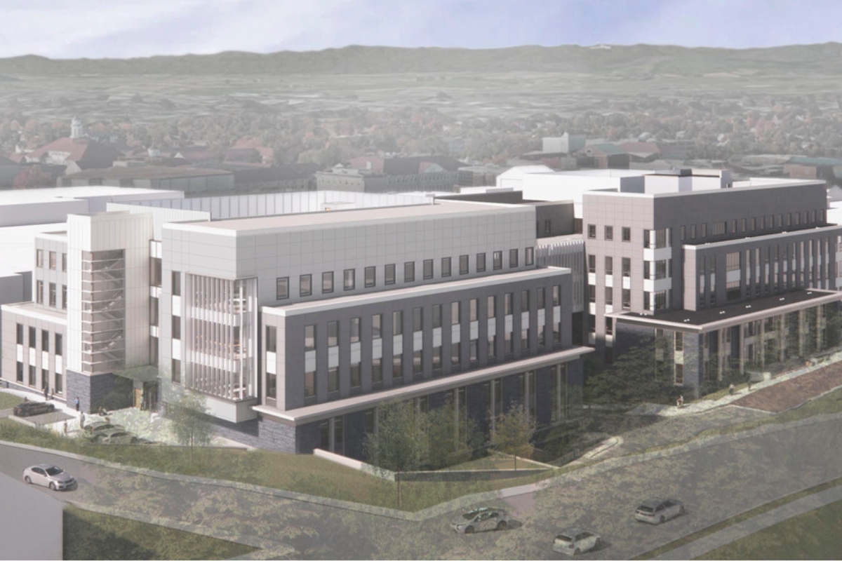 Expansion concept of JMU's College of Health and Behavioral Studies complex.