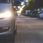 Car in motion