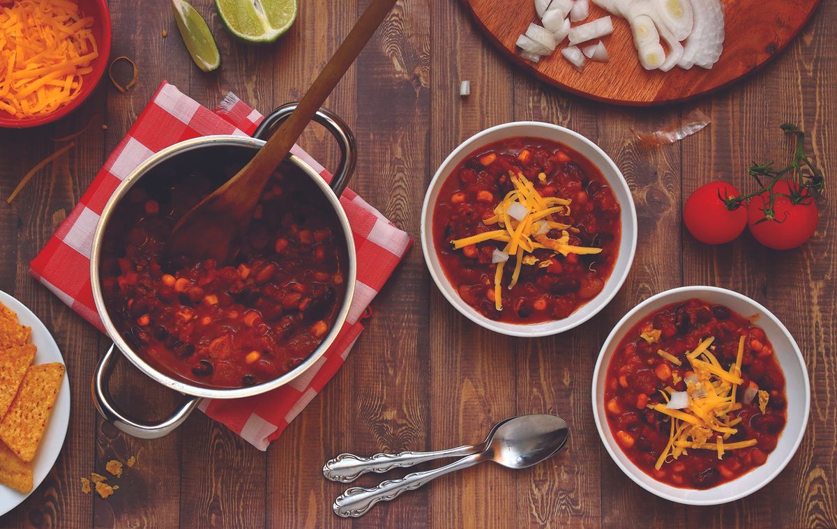 Bowls of chili