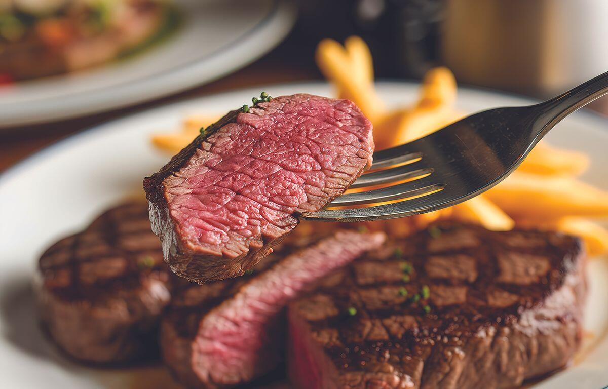 Slice of beef