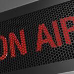 Up close of an On Air sign.