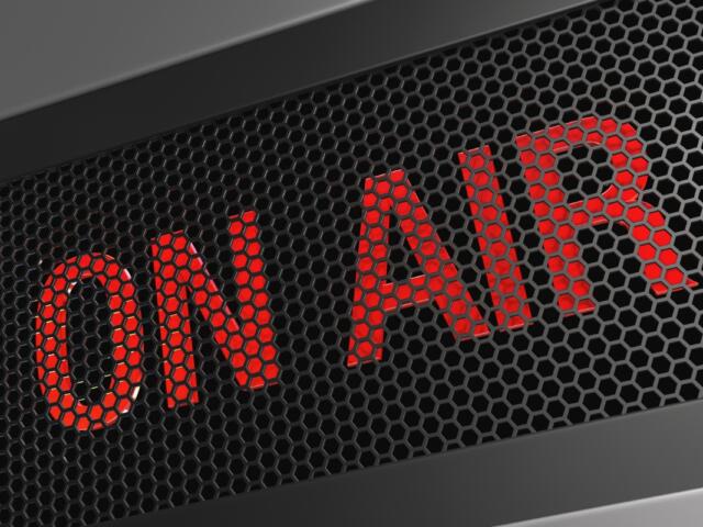 Up close of an On Air sign.