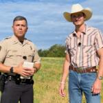Rockingham County Sheriff Bryan Hutcheson and Spencer Hatcher