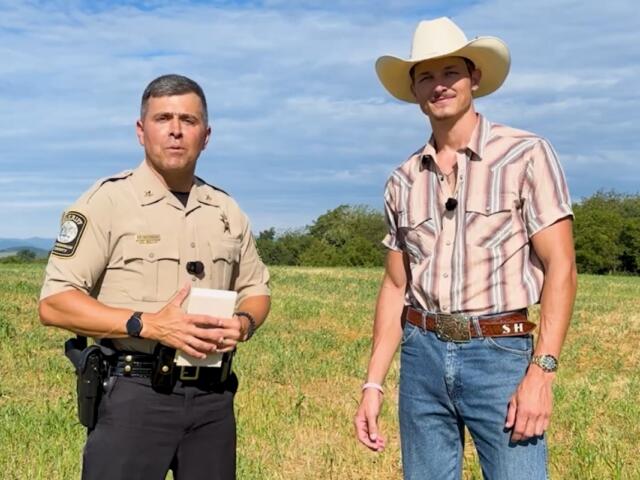 Rockingham County Sheriff Bryan Hutcheson and Spencer Hatcher