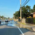 water main break