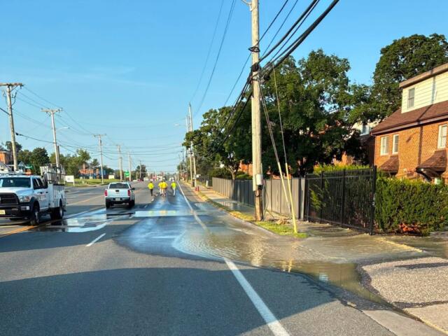 water main break