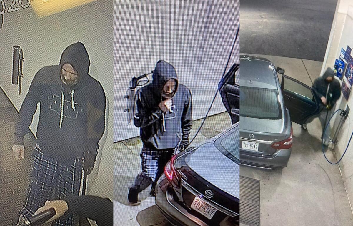 Car wash suspect