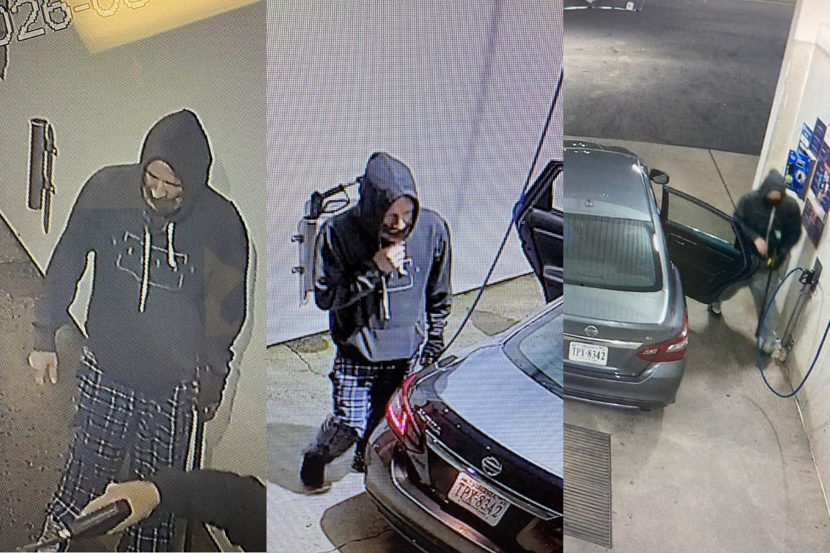 Car wash suspect