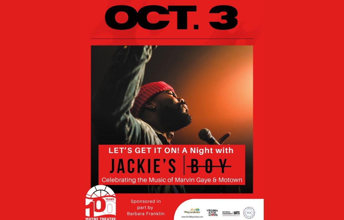 LET’S GET IT ON! A Night with Jackie’s Boy Celebrating the Music of Marvin Gaye and Motown poster