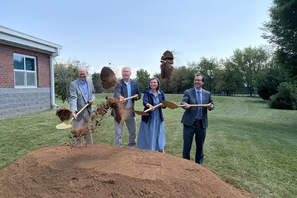 Harrisonburg Animal Health Lab Expansion groundbreaking ceremony