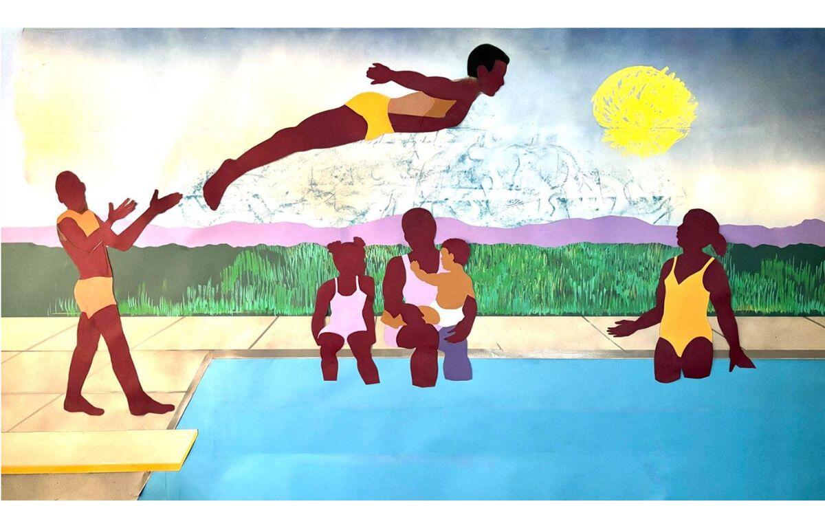 Mosaic for Ralph Sampson spraygrounds