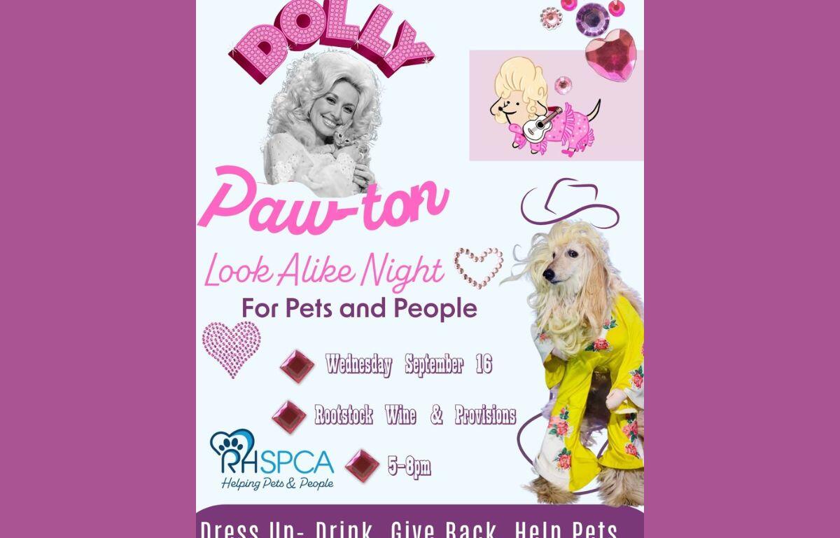 Dolly Paw-ton Look Alike Night poster