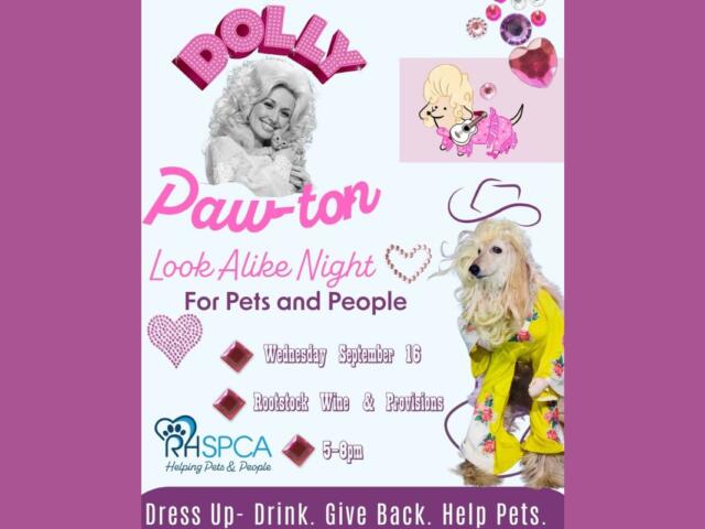 Dolly Paw-ton Look Alike Night poster