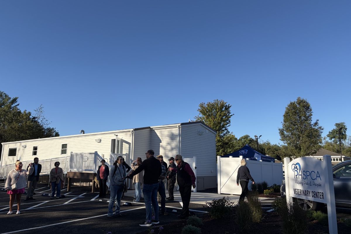 Outside of the RHSPCA Veterinary Care Center