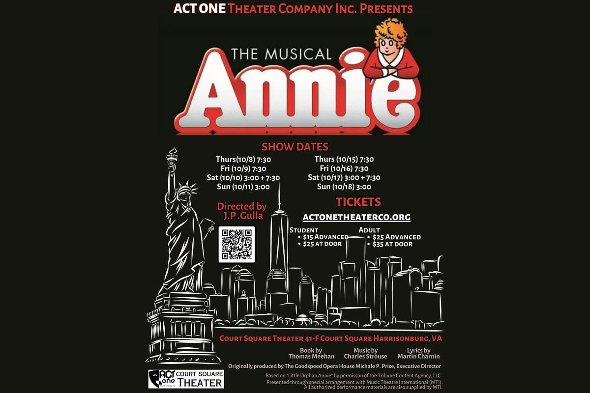 Annie the Musical poster